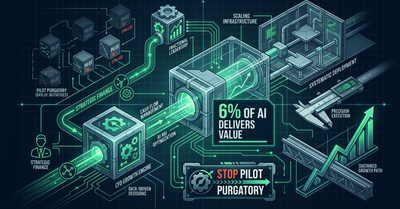 6% of AI Delivers Value: Stop Pilot Purgatory