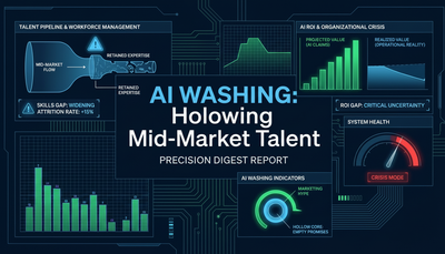 “AI Washing” Hollowing Mid-Market Talent